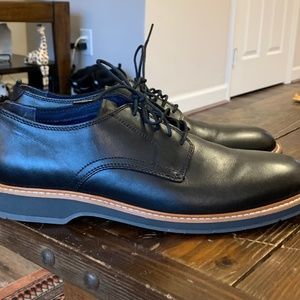 Cole Haan Men's shoe sz 10.5M Morris Plain Toe Oxford Black Leather Style C31445